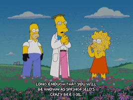 Lisa Simpson Flowers GIF by The Simpsons