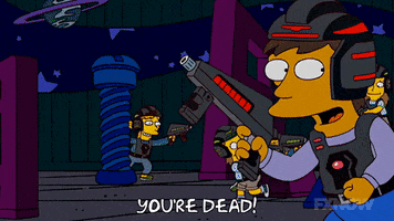 Episode 11 Laser Tag GIF by The Simpsons