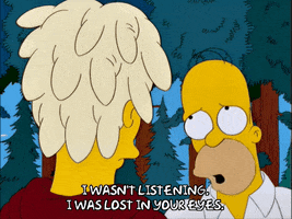 swooning homer simpson GIF