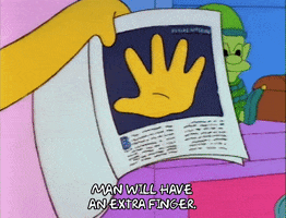 Season 3 Hand GIF by The Simpsons