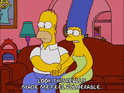 Scared Homer Simpson GIF - Find & Share on GIPHY