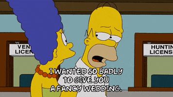 Episode 15 Wedding GIF by The Simpsons