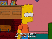 Sad Bart Simpson Gif Find Share On Giphy