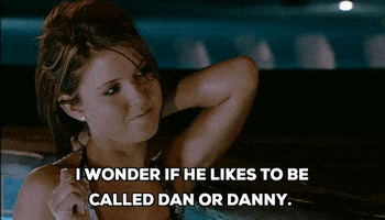 audrina patridge i wonder if he likes to be called dan or danny GIF by The Hills