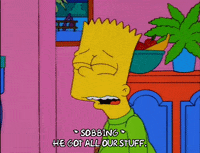 Sad Bart Simpson GIF - Sad Bart Simpson Cry - Discover & Share GIFs