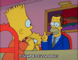 Season 3 Pizza GIF by The Simpsons