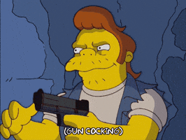 Threaten Season 17 GIF by The Simpsons