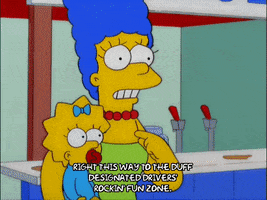 marge simpson hat GIF