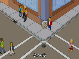 Episode 7 Walking GIF by The Simpsons