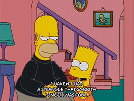 choking homer simpson GIF