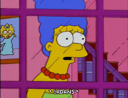 scared marge simpson GIF