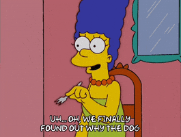 marge simpson eating GIF