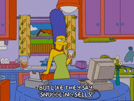 happy marge simpson GIF