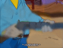 Shooting Episode 2 GIF by The Simpsons