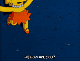 How Are You Doing Lisa Simpson GIF by The Simpsons