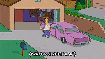 Driving Episode 18 GIF by The Simpsons