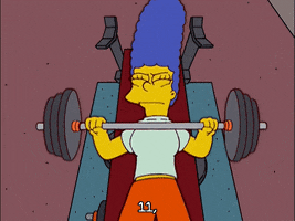 tired marge simpson GIF