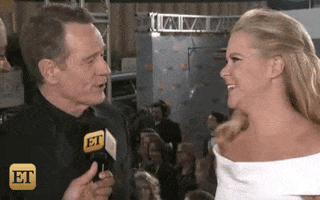 amy schumer golden globes 2016 GIF by Entertainment Tonight