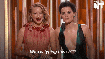 what to say golden globes GIF by NowThis