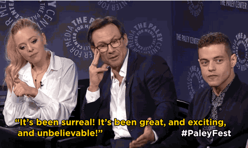 Rami Malek GIF by The Paley Center for Media