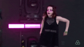 Lauren Mayberry Spinning GIF by Bonnaroo Music and Arts Festival