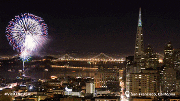 Independence Day Fireworks GIF by Visit The USA FR