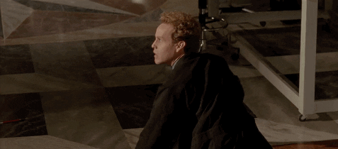 startled peter macnicol GIF by Ghostbusters 