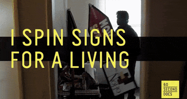 zen of sign spinning GIF by 60 Second Docs