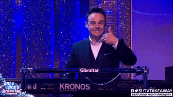 ant and dec keyboard GIF