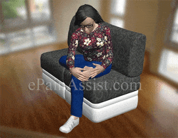 sitting plantar fascia stretch for top of the foot pain GIF by ePainAssist