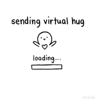 loading hug GIF by Chibird