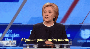 democrat democratic debate 2016 GIF by Univision Noticias