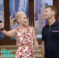live with kelly and ryan smile GIF