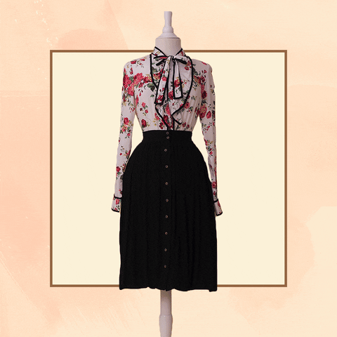 antigua vintage dress outfit skirt GIF