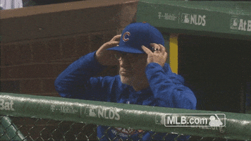 Chicago Cubs Headphones GIF by MLB