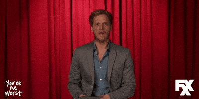 meh chris geere GIF by You're The Worst 