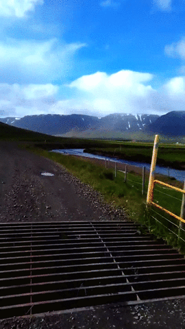 Slavanazdarvyletu ride island scooter iceland GIF