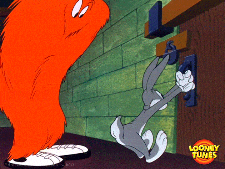 Scared Bugs Bunny By Looney Tunes Find And Share On Giphy 5542