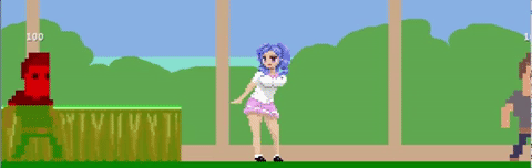 jaynoco #gamedev #pixel #art #videogame #retro #sprite #hentai #sailor #schoolgirl #pervert #animecon GIF