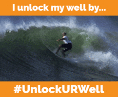 unlockurwell wave ocean surf mental health GIF