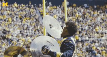 Excited Michigan Football GIF by Michigan Athletics