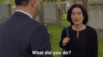 what did you do cbc GIF by Kim's Convenience