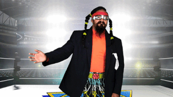 thinking stroke beard GIF by Wrestling Pro Wrestling