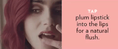 lily collins pink GIF by Byrdie Beauty