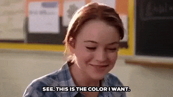 mean girls see this is the color i want GIF
