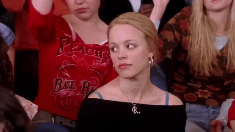 Regina George Raise Hand GIF - Find & Share on GIPHY