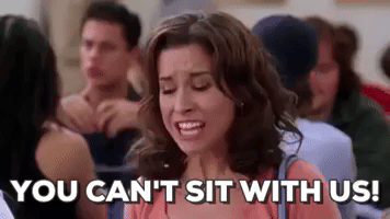 You Cant Sit With Us GIFs - Find & Share On GIPHY