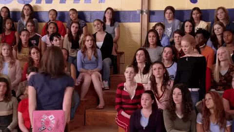 Mean Girls Raise Hand GIF - Find & Share on GIPHY