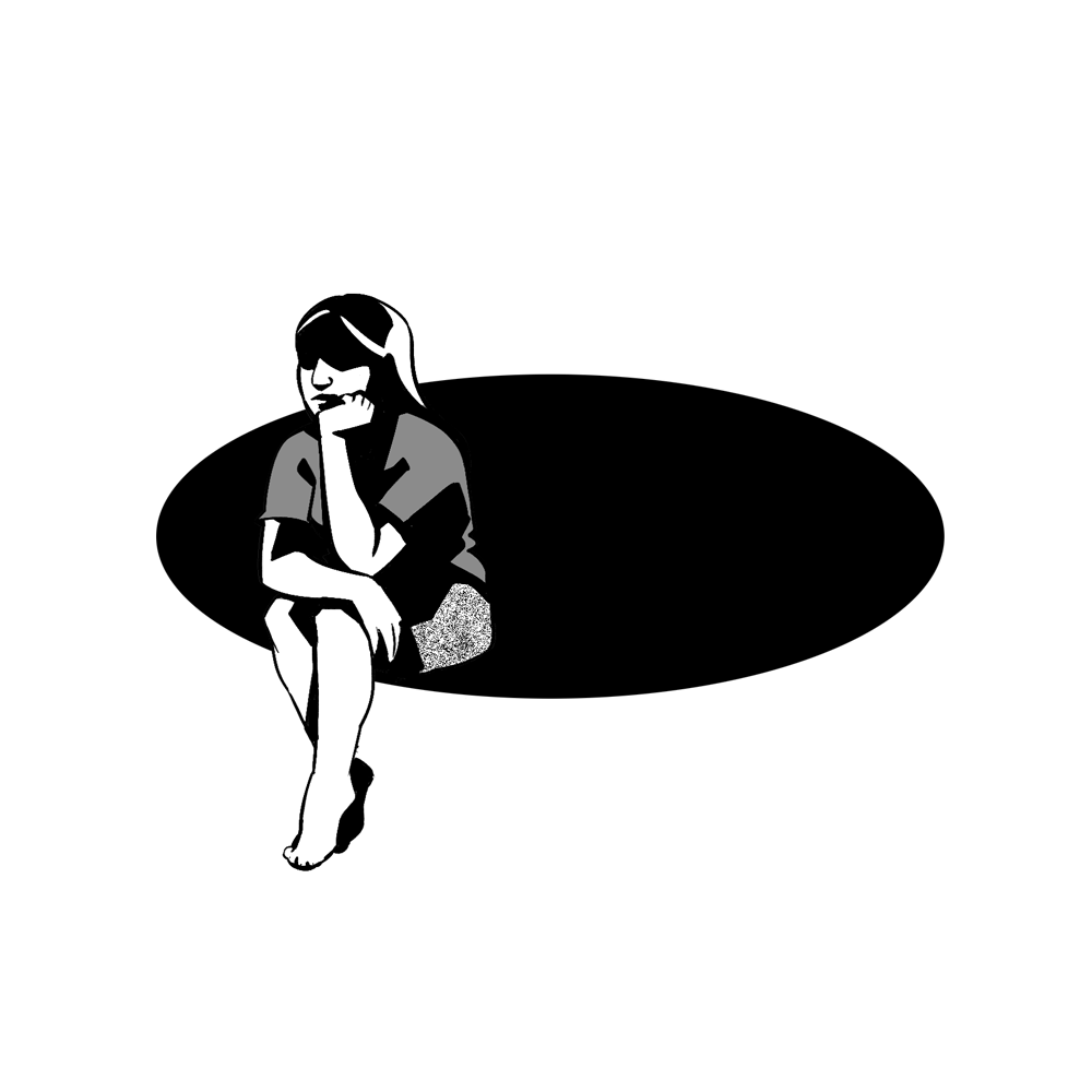 Black And White Depression GIF by ioana sopov - Find & Share on GIPHY