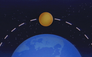 kylesauer blue sun science moon GIF